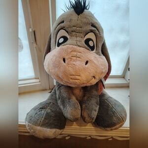 Disney Parks 20" LARGE EEYORE Plush Authentic Super Soft